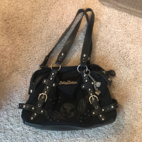 harley davidson skull purse